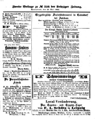 Leipziger Zeitung Samstag 26. Mai 1860