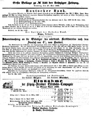 Leipziger Zeitung Sonntag 27. Mai 1860