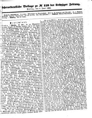 Leipziger Zeitung Freitag 1. Juni 1860