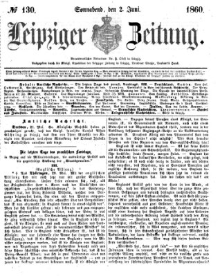 Leipziger Zeitung Samstag 2. Juni 1860