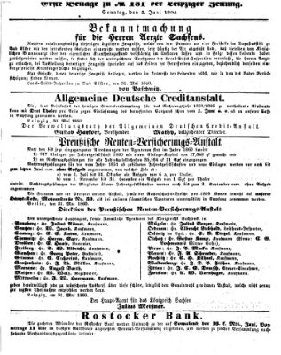 Leipziger Zeitung Sonntag 3. Juni 1860