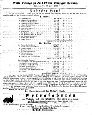 Leipziger Zeitung Freitag 22. Juni 1860