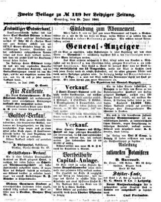 Leipziger Zeitung Sonntag 24. Juni 1860