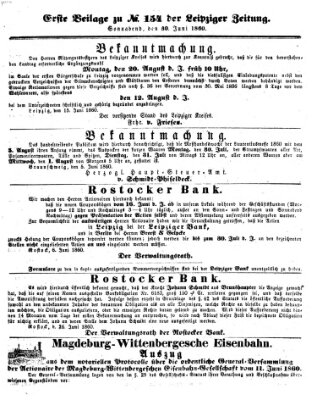 Leipziger Zeitung Samstag 30. Juni 1860