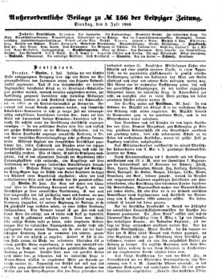 Leipziger Zeitung Dienstag 3. Juli 1860