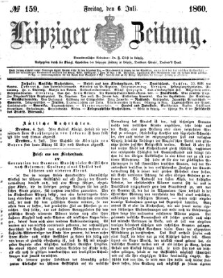 Leipziger Zeitung Freitag 6. Juli 1860