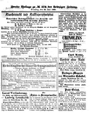 Leipziger Zeitung Dienstag 24. Juli 1860