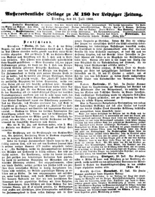 Leipziger Zeitung Dienstag 31. Juli 1860