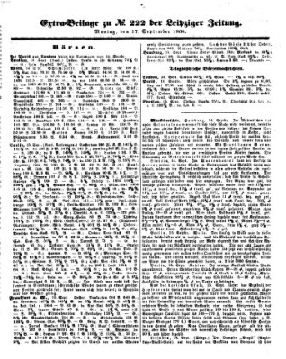 Leipziger Zeitung Montag 17. September 1860