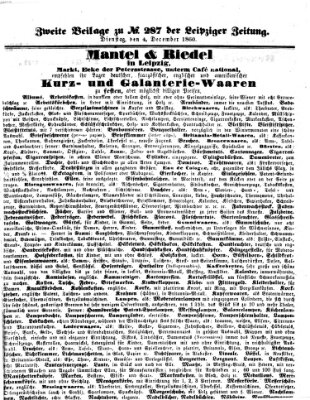 Leipziger Zeitung Dienstag 4. Dezember 1860