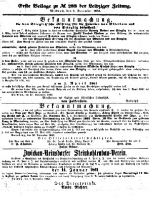 Leipziger Zeitung Mittwoch 5. Dezember 1860