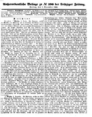 Leipziger Zeitung Freitag 7. Dezember 1860