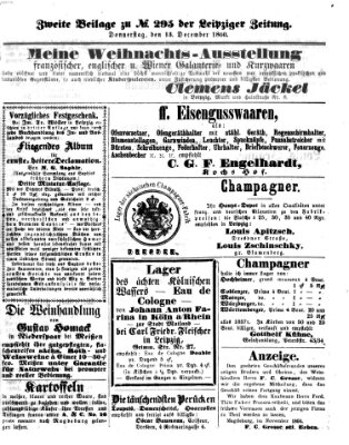 Leipziger Zeitung Donnerstag 13. Dezember 1860