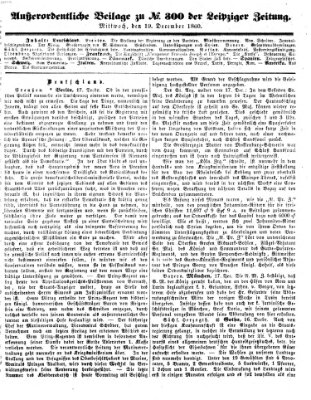 Leipziger Zeitung Mittwoch 19. Dezember 1860