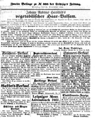 Leipziger Zeitung Dienstag 25. Dezember 1860