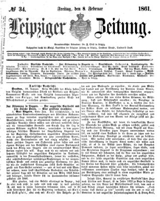 Leipziger Zeitung Freitag 8. Februar 1861