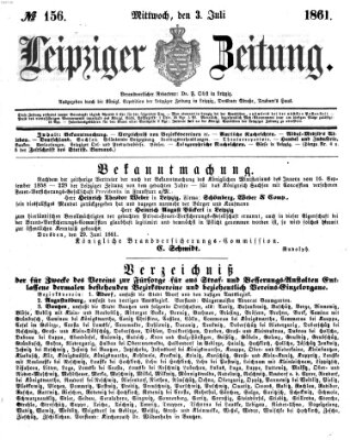 Leipziger Zeitung Mittwoch 3. Juli 1861