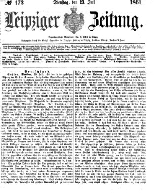 Leipziger Zeitung Dienstag 23. Juli 1861