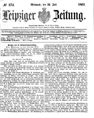 Leipziger Zeitung Mittwoch 24. Juli 1861