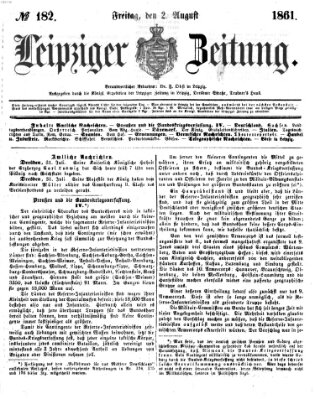 Leipziger Zeitung Freitag 2. August 1861