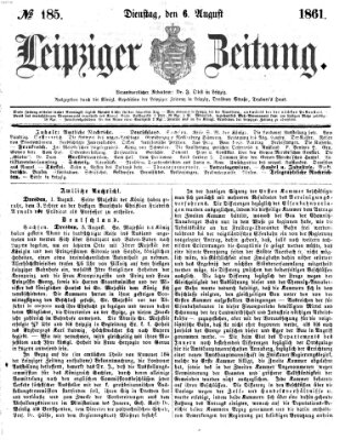 Leipziger Zeitung Dienstag 6. August 1861