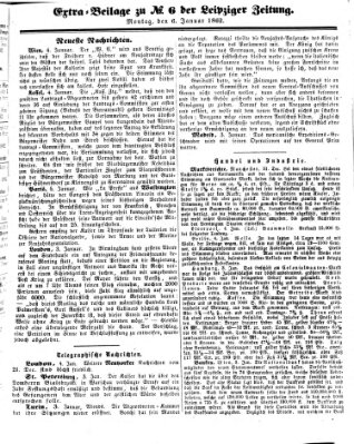 Leipziger Zeitung Montag 6. Januar 1862