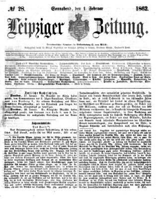 Leipziger Zeitung Samstag 1. Februar 1862