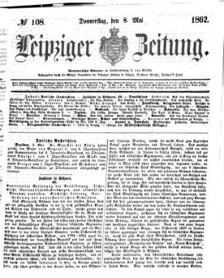 Leipziger Zeitung Donnerstag 8. Mai 1862