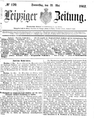 Leipziger Zeitung Donnerstag 22. Mai 1862