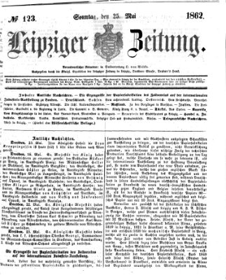 Leipziger Zeitung Sonntag 25. Mai 1862