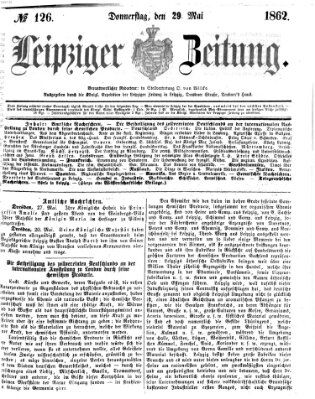 Leipziger Zeitung Donnerstag 29. Mai 1862