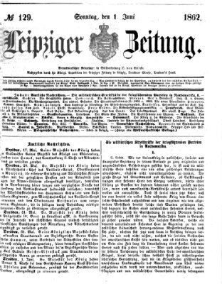 Leipziger Zeitung Sonntag 1. Juni 1862