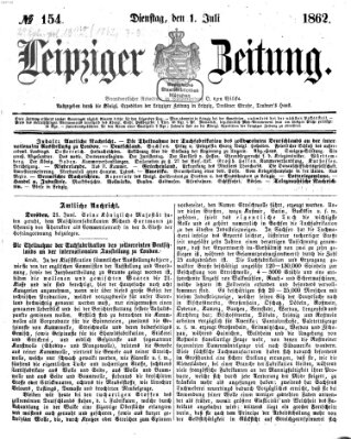 Leipziger Zeitung Dienstag 1. Juli 1862