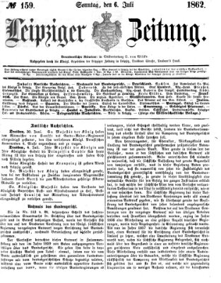 Leipziger Zeitung Sonntag 6. Juli 1862