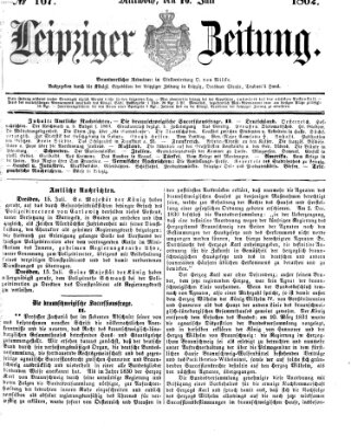 Leipziger Zeitung Mittwoch 16. Juli 1862