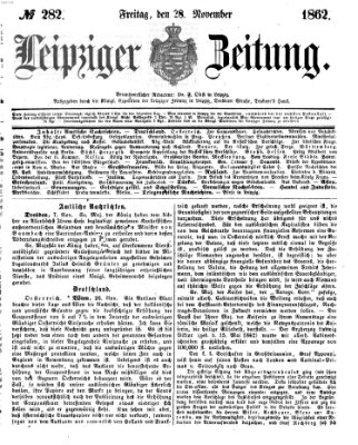 Leipziger Zeitung Freitag 28. November 1862