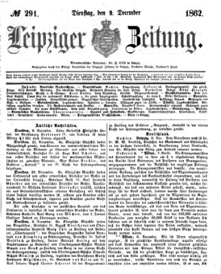 Leipziger Zeitung Dienstag 9. Dezember 1862