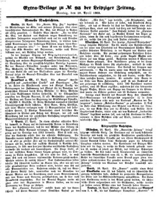 Leipziger Zeitung Montag 20. April 1863