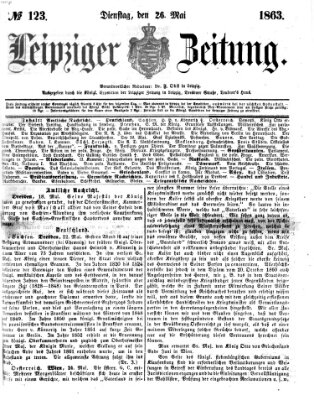 Leipziger Zeitung Dienstag 26. Mai 1863