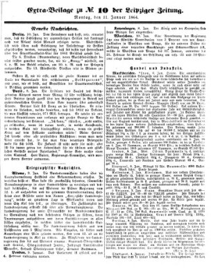 Leipziger Zeitung Montag 11. Januar 1864