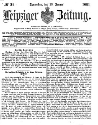 Leipziger Zeitung Donnerstag 28. Januar 1864