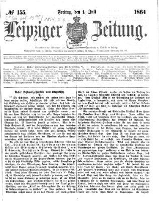 Leipziger Zeitung Freitag 1. Juli 1864