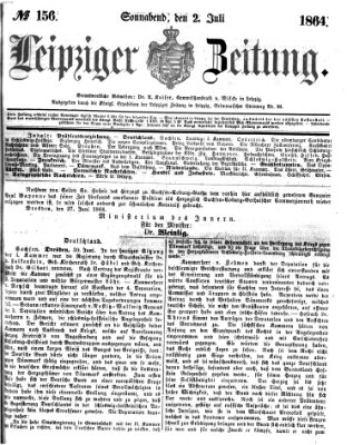 Leipziger Zeitung Samstag 2. Juli 1864