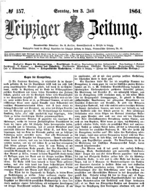 Leipziger Zeitung Sonntag 3. Juli 1864