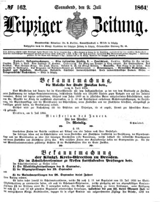 Leipziger Zeitung Samstag 9. Juli 1864