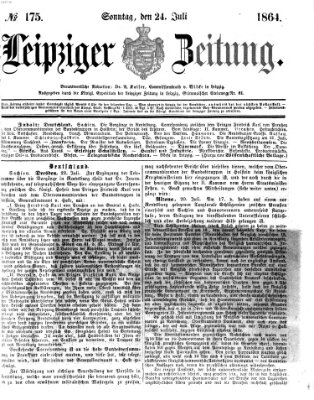 Leipziger Zeitung Sonntag 24. Juli 1864