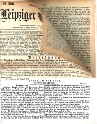 Leipziger Zeitung Dienstag 30. August 1864