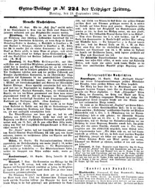 Leipziger Zeitung Montag 19. September 1864