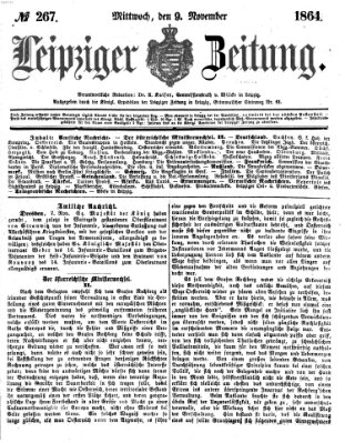 Leipziger Zeitung Mittwoch 9. November 1864