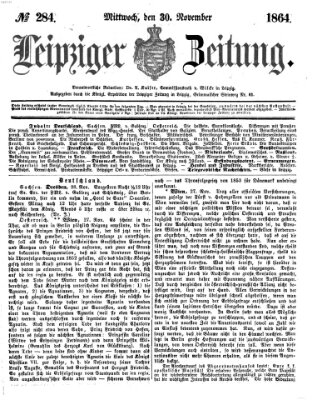 Leipziger Zeitung Mittwoch 30. November 1864